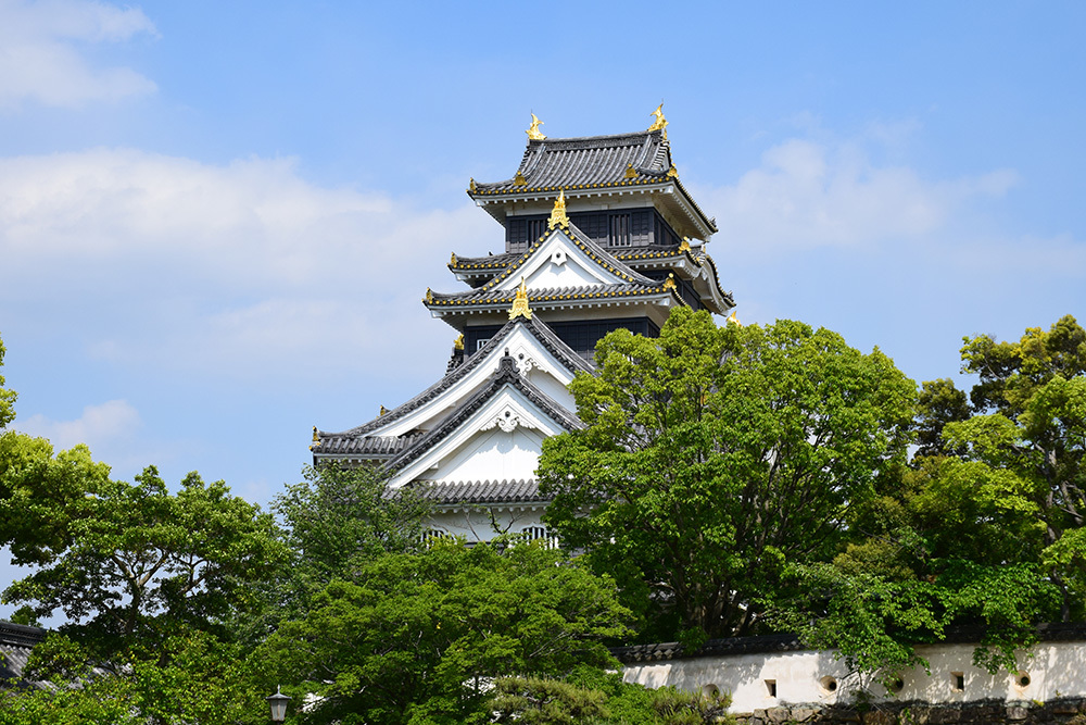 漆黒の烏城、備前岡山城を歩く。 その3「本丸中の段」_e0158128_19064233.jpg