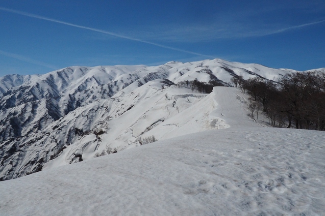 2019/4/20 西俣ノ峰から頼母木山_b0189948_22514155.jpg