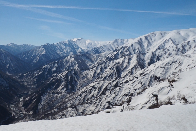 2019/4/20 西俣ノ峰から頼母木山_b0189948_2251894.jpg