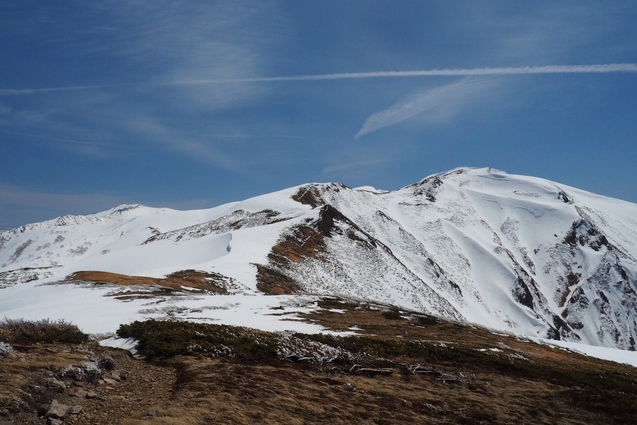 2019/4/20 西俣ノ峰から頼母木山_b0189948_2322240.jpg