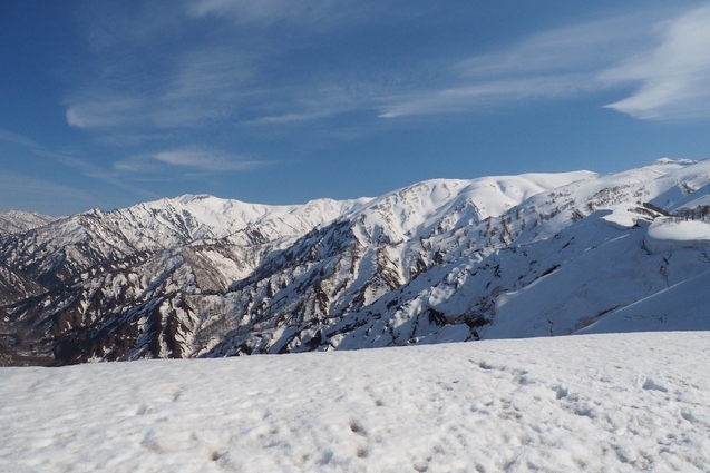 2019/4/20 西俣ノ峰から頼母木山_b0189948_2395440.jpg