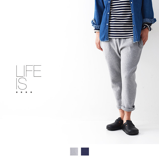 LIFE IS...[ライフイズ] QUARTER K.P [FC-K002] サーマル・スウェットパンツ サーマルパンツ　MEN\'S_f0051306_09323732.jpg