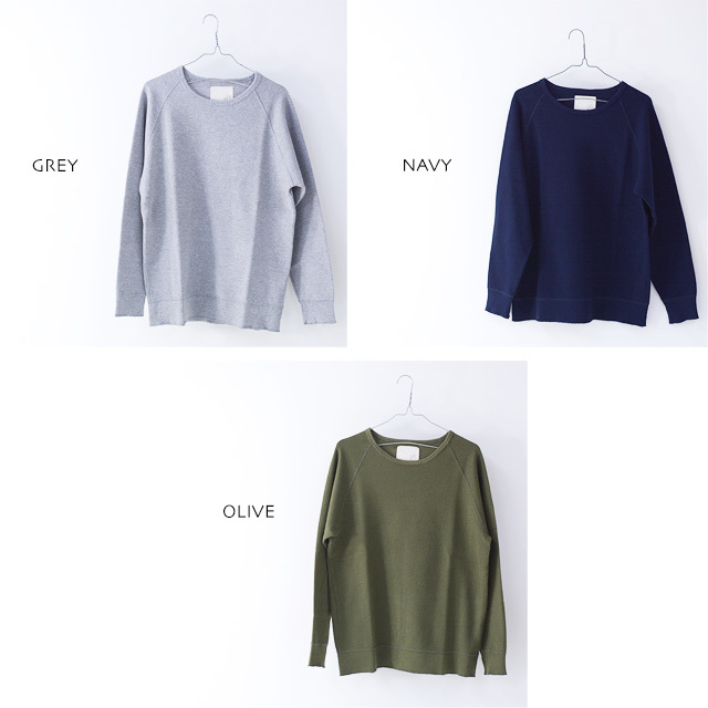 LIFE IS...[ライフ イズ] RAVEL NECK KNIT [FN-K005] ラヴェルネックニット クルーネックスエット、サーマル、ロンT　MEN\'S_f0051306_09452715.jpg