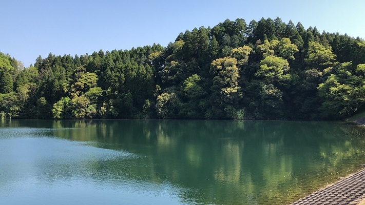 蒲生の池と遠山神社（山鹿市蒲生）_f0364707_19265544.jpg