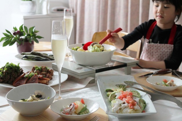 たけのこの醤油、バルサミコ酢、はちみつ焼き_d0377645_22582149.jpg