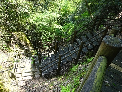 福岡浮羽町 長岩城跡 空見て思う