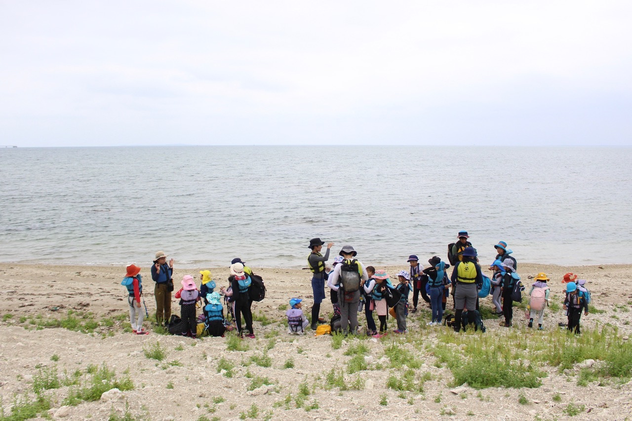 ネコキッズキャンプ〔１日目〕海はやっぱり楽しい！今日の海冷たかった！たっぷり浸かって、たっぷり見つけた！_d0363878_23055382.jpeg