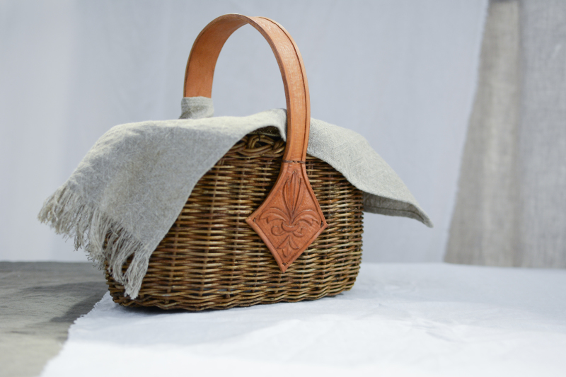 レア！　大人気作家　CITE カゴバッグ Cite&Camphortree コラボ カゴバック in Handmade MAKER'S2019