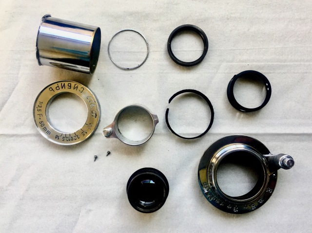 分解清掃済 沈胴型レンズ INDUSTAR-10 50mm f3.5 10 - レンズ(単焦点)