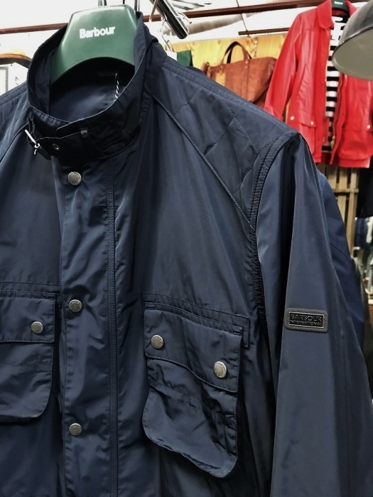 Barbour 春限定 INTERNATIONAL Bolt Zip Thru_d0152280_18510173.jpg