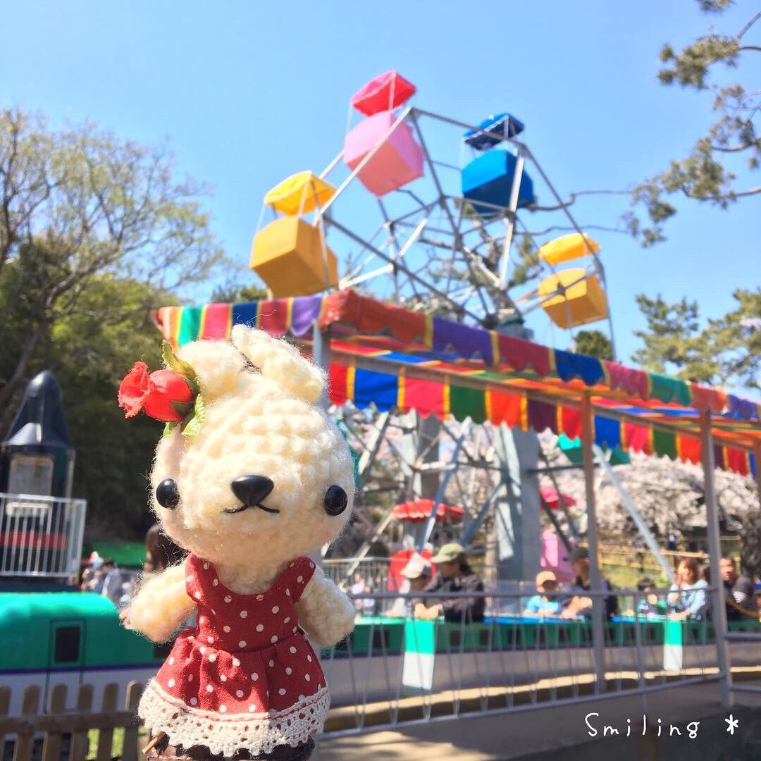 [ぬい撮り] 函館公園の桜とあみぐるみうさぎさん♪_f0340004_10220889.jpg