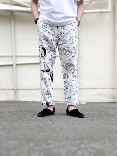 TENBOX】TENBOX × FACE ACID PANTS : FLATBUSH -clothes LAB.- TENBOX】TENBOX × FACE ACID PANTS : FLATBUSH -clothes LAB.-
