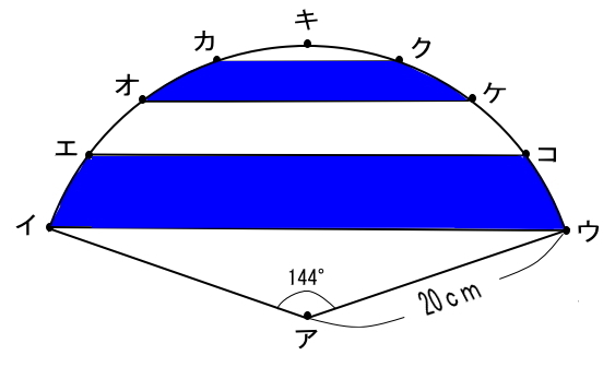算数オリンピック<46-1>おうぎ形_b0368745_14183240.jpg