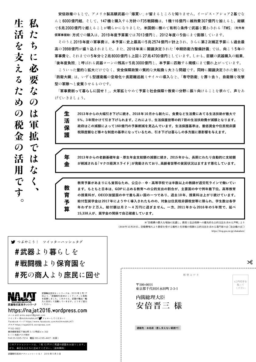 「武器より暮らしを」NAJATアクションシート改訂版が完成!_a0336146_19494912.png
