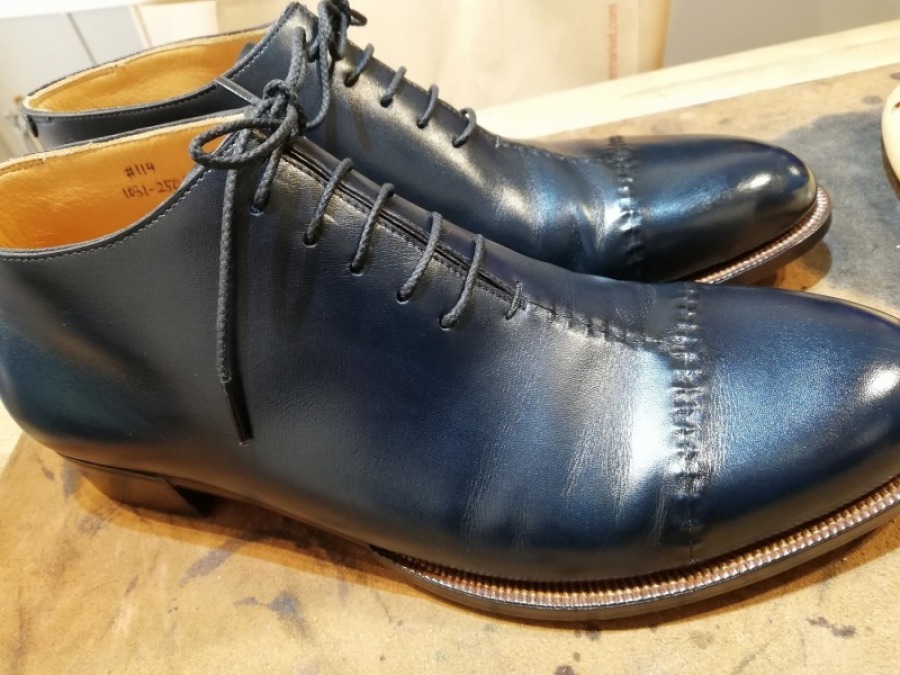 o.e. 江川治氏による超絶スキンステッチ : Shoe Care & Shoe