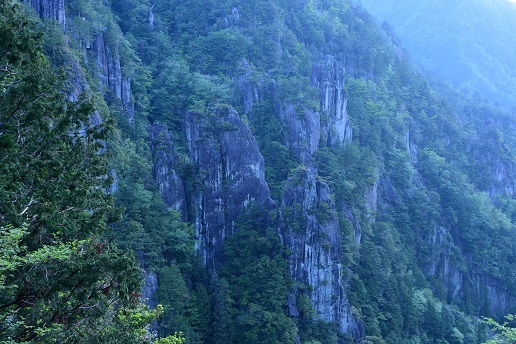 新緑と山桜の谷間を歩く　　般若岳_c0303868_08051617.jpg