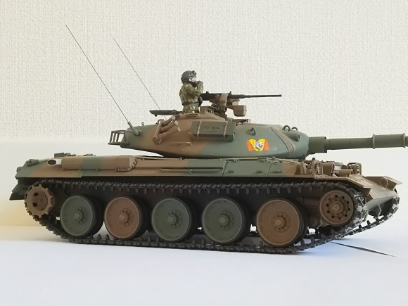 タミヤ・1/35 陸上自衛隊 74式戦車（冬期装備） : 燃やせないごみ研究所