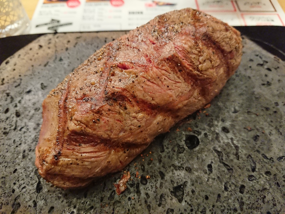 5/5 ステーキ屋松三鷹店 松ステーキ200グラム(サラダバー、スープバー付) + ライス並 + 生ビール小_b0042308_17341575.jpg