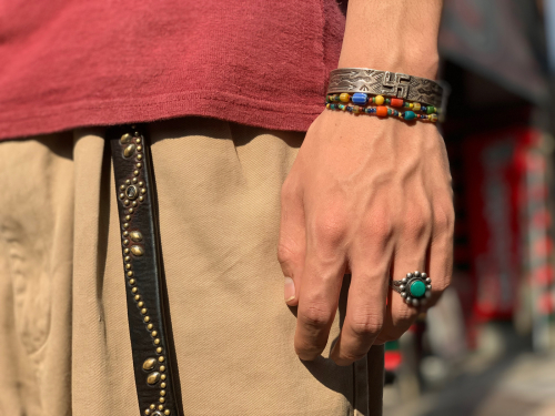 i*∵様 超Special　10s～20s　Navajo　逆卍　ヘビ　バングル 30's NAVAJO SWASTIKA SILVER BANGLE | LIGHT CAVE