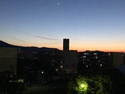 今日の夕景_d0087639_22541723.jpg