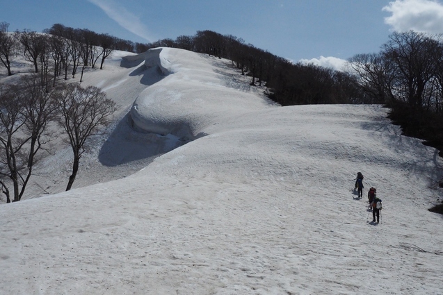 2019/4/28~30 大朝日岳~長井葉山縦走その3_b0189948_14483144.jpg