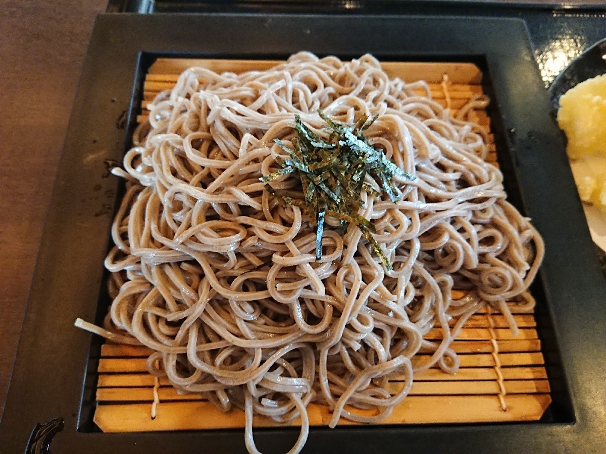 5/9 李膳房 天ざるそばそば大盛り & キリン ゼロイチ @国立温泉 湯楽の里_b0042308_15593808.jpg