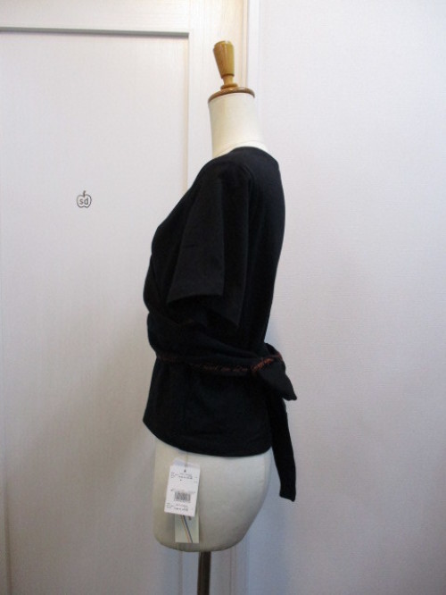 Lily Brown リリーブラウン バックリボン刺繍Tシャツ : dimanche