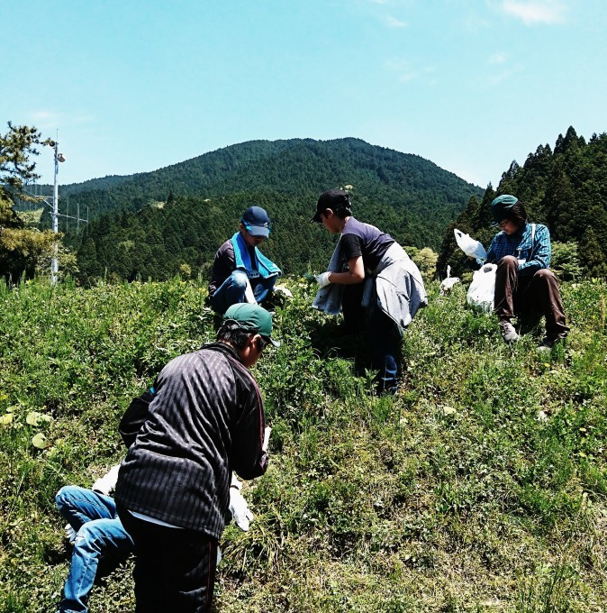 神河町五月の日帰りミニ山村留学…集落探検と山菜採りからスタート_d0265607_22064055.jpg