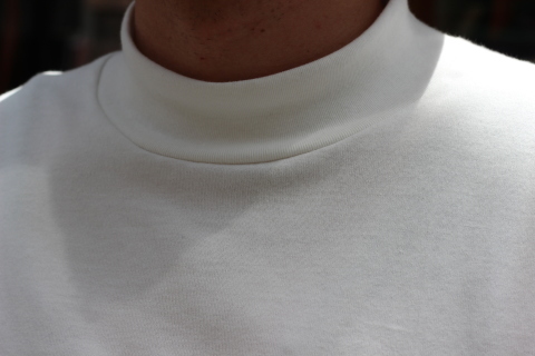 「norbit」ワンランク上のベーシックTee \"MOCK NECK HALF SLEEVE T-SHIRTS\" ご紹介_f0191324_08272479.jpg