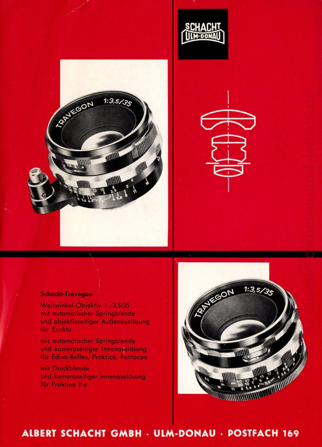 やっぱりジャンクな A.SCHACHT ULM R TRAVEGON F3.5 35mm 1960 やっぱりジャンクな A.SCHACHT ULM R TRAVEGON F3.5 35mm 1960