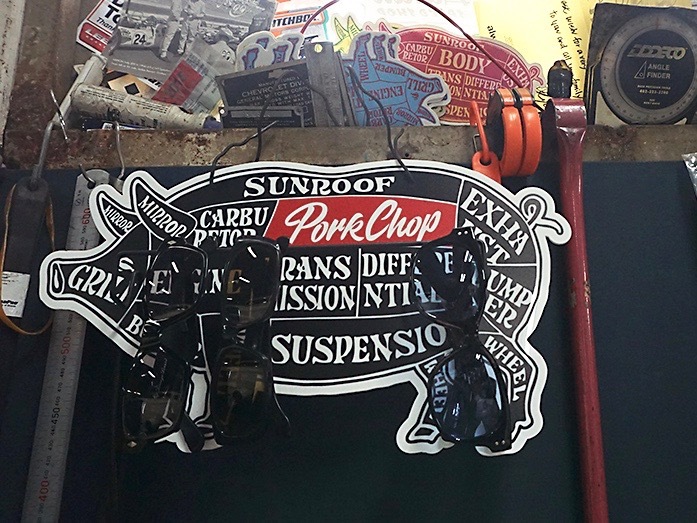 PORKCHOP P-Key hook & P-Sunglasses holder : HOODLUM