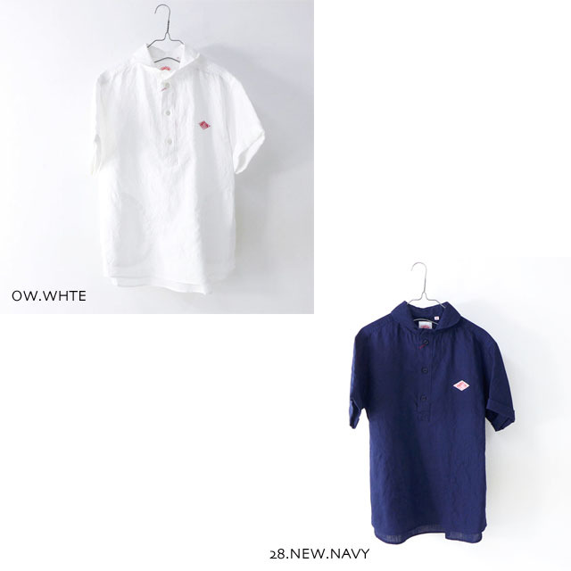 DANTON [ダントン] M\'s S/S LINEN CLOTH SHIRTS [JD-3569KLS] 半袖オックスフォードシャツ MEN\'S_f0051306_10133727.jpg