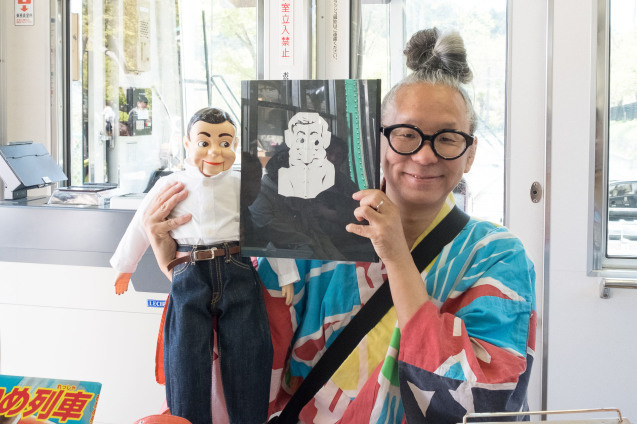 チャンキー松本さんの切り絵ショー_e0369736_15461140.jpg