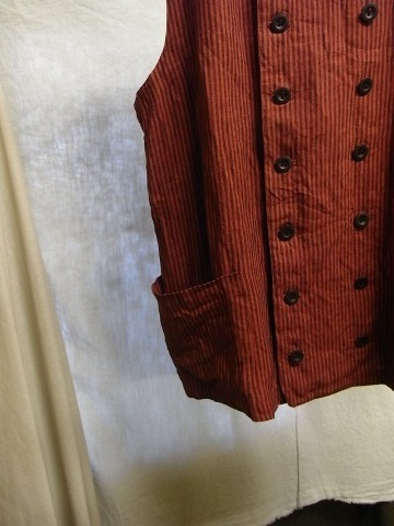 7月の製作 / classic stripelinen w-vest_e0130546_13101329.jpg