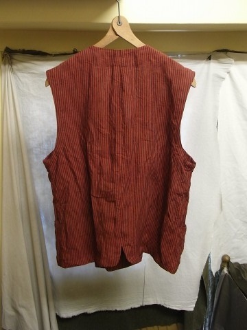 7月の製作 / classic stripelinen w-vest_e0130546_13102678.jpg