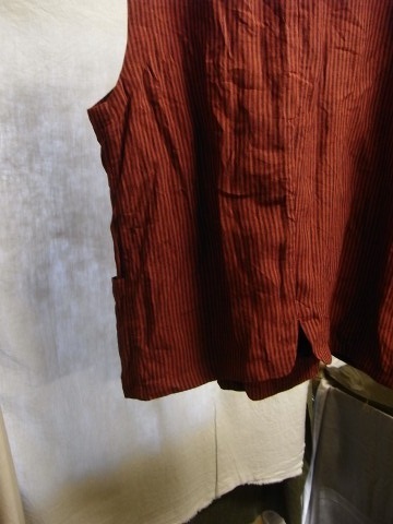 7月の製作 / classic stripelinen w-vest_e0130546_13103826.jpg