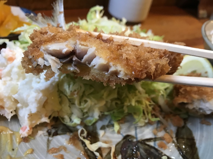 さかなフライ定食@かつてい_c0212604_12371253.jpg