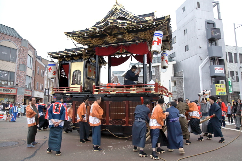 小松お旅まつり　2019　その１　曳山八基祝い唄_c0196076_07561607.jpg