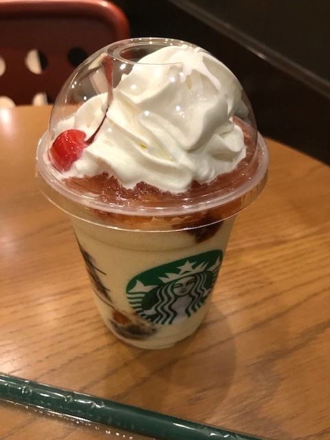 プリンアラモードフラペチーノ_f0204295_12565140.jpg