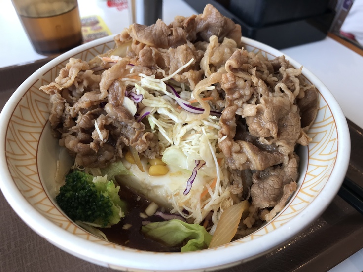 牛丼ライト お肉大盛@すき家_c0212604_12235319.jpg