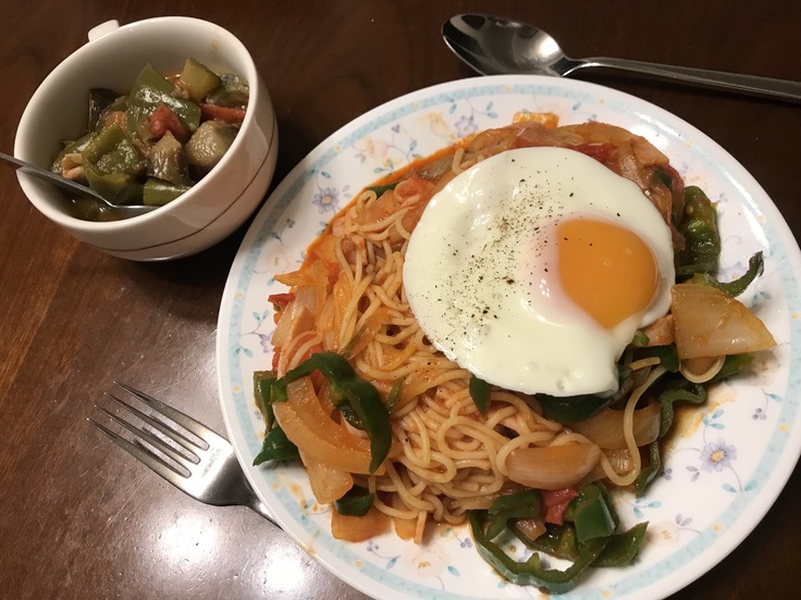 「ナポリタンもどき」 久々に糖質0g麺で!!_c0212604_2026722.jpg