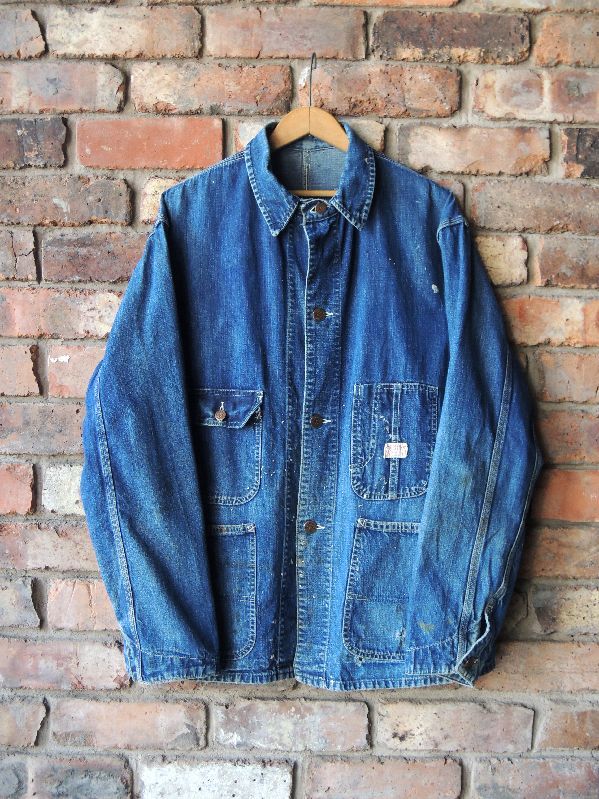 みちこ 40〜50s カバーオール STRONG RELIABLE 台襟 みちこ 40〜50s