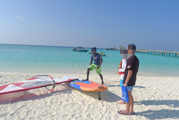  Maldives 2019 Vakkaru ヴァッカル -35　はな子ウィンドサーフィン挑戦_c0147790_14254554.jpg