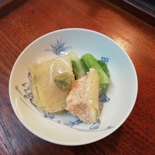 いなだの魚卵ゼリー寄せ 神楽坂 ちゃんこ料理 琴乃富士 美人女将の独り言