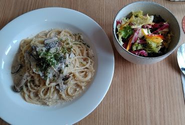 パスタランチ＠猿の家_c0021551_22540521.jpg