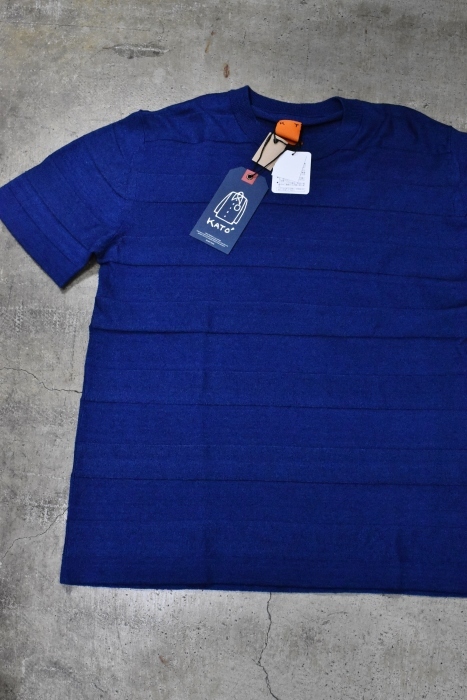 Kato Indigo SHADOW BORDER TEE!★!_d0152280_10555807.jpg