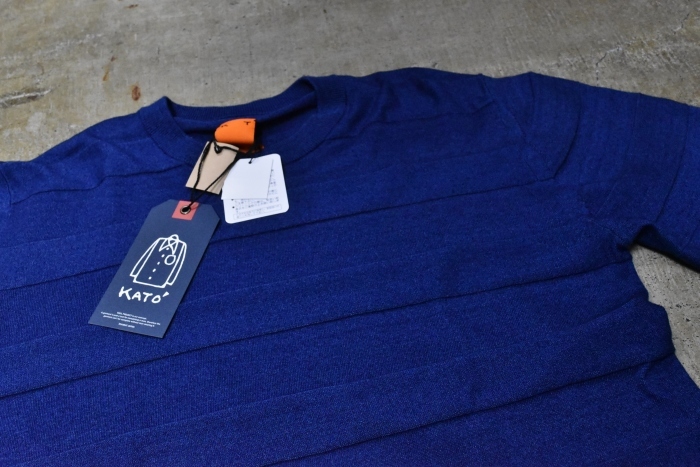 Kato Indigo SHADOW BORDER TEE!★!_d0152280_10570251.jpg