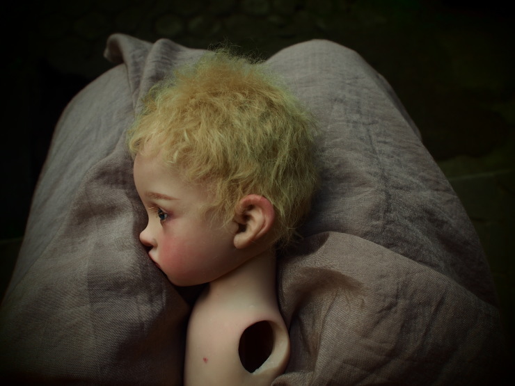 男の子の髪の毛 おまけに 樹脂粘土のお人形を作るときの注意 Gana Baby S ガーナベイビーズ