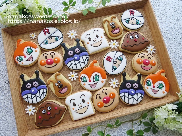 アンパンマンアイシングクッキー Nanako Sweets Cafe アンパンマンアイシングクッキー Nanako Sweets Cafe