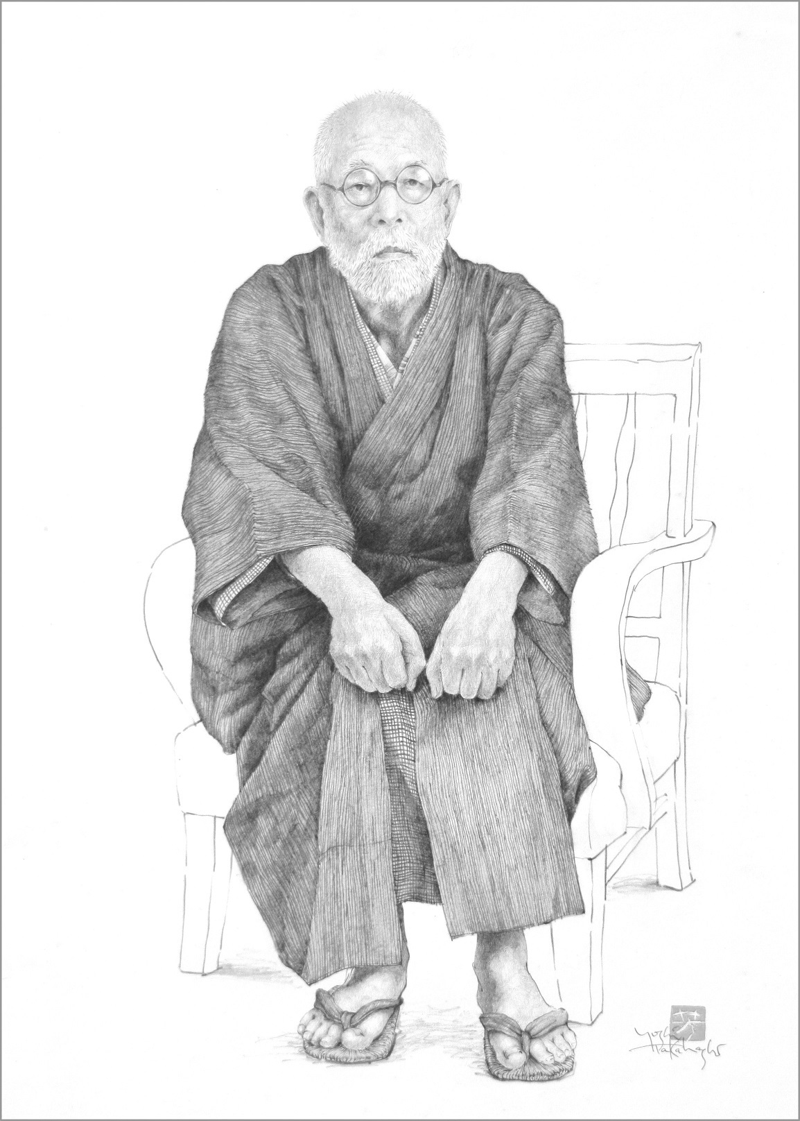 詩人の肖像 斎藤茂吉 画室 游 Croquis Drawing Dessin Sketch 詩人の肖像 斎藤茂吉 画室 游 Croquis Drawing Dessin Sketch